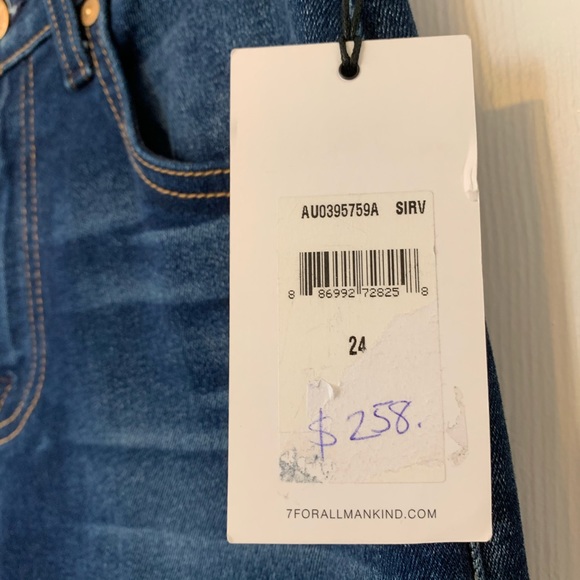 NWT! 7 For All Mankind relaxed skinny jean - Picture 7 of 16